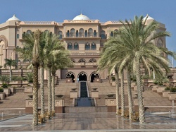 Abu Dhabi, Palace, Emirates, Hotel, Palmy